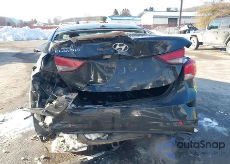 2016 Hyundai Elantra Se из США, поврежденный, VIN 5NPDH4AE9GH684667